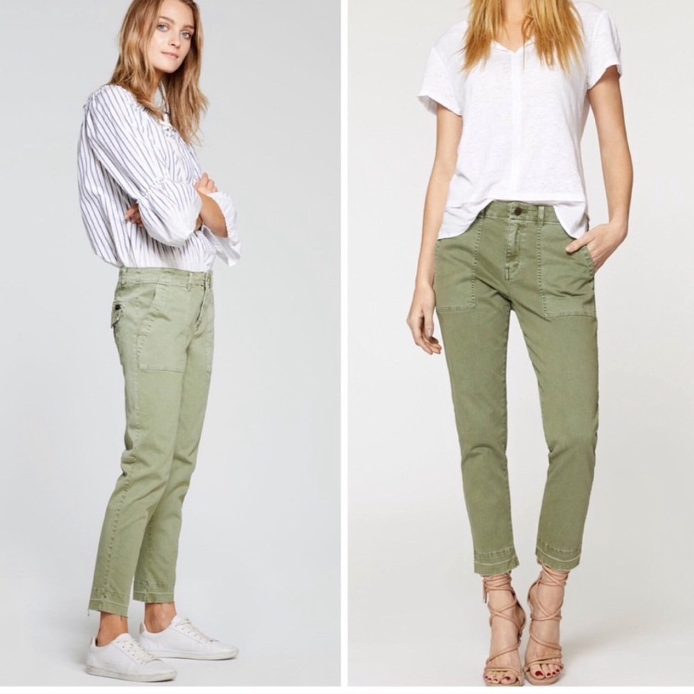 Sanctuary Peace Release Green Utility Pants